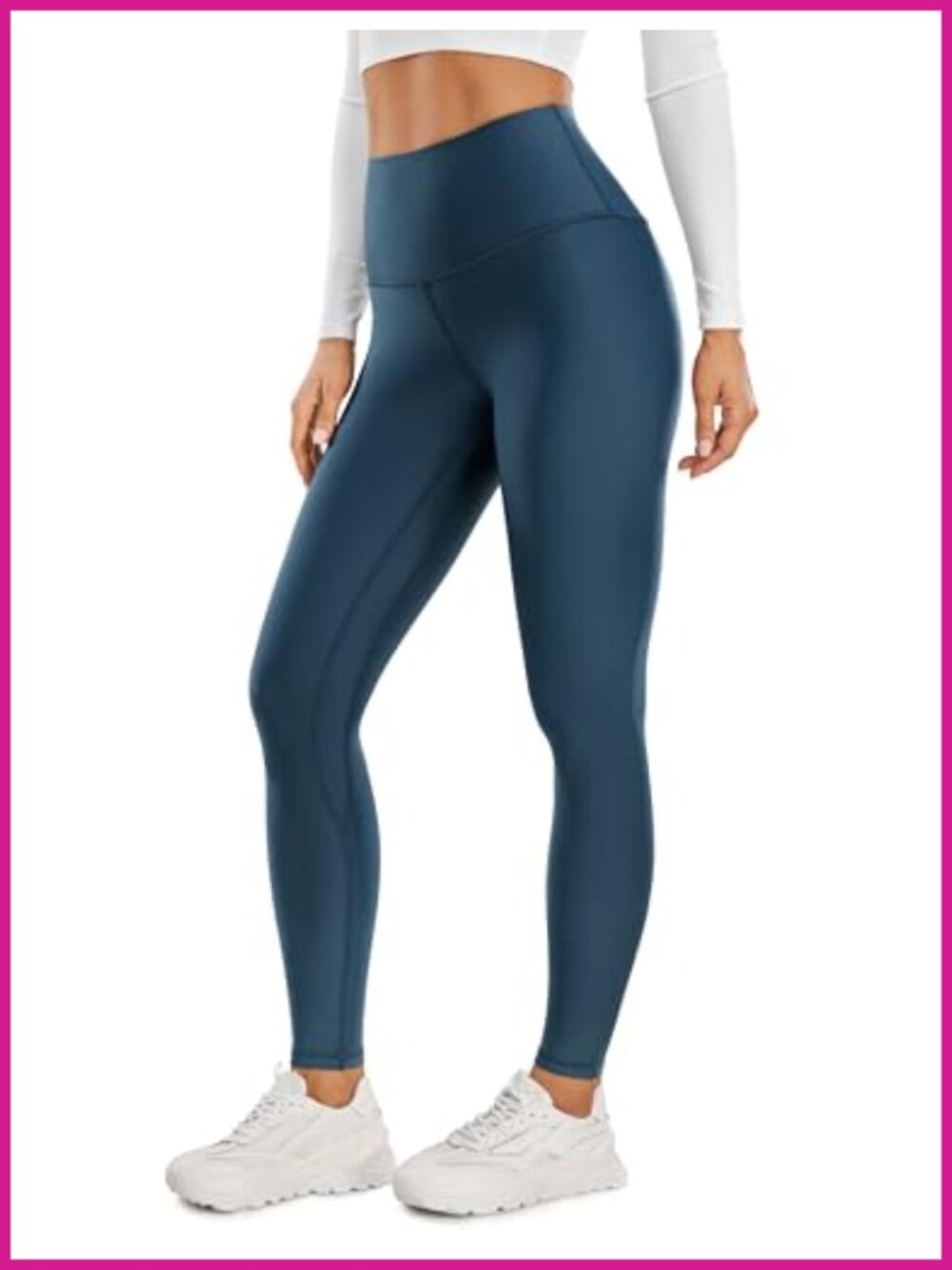 Fleece Lined Thermal Leggings High Rise 28'' Inseam Pull On